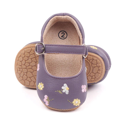 Baby Summer Sandal Cute Embroidery Flower