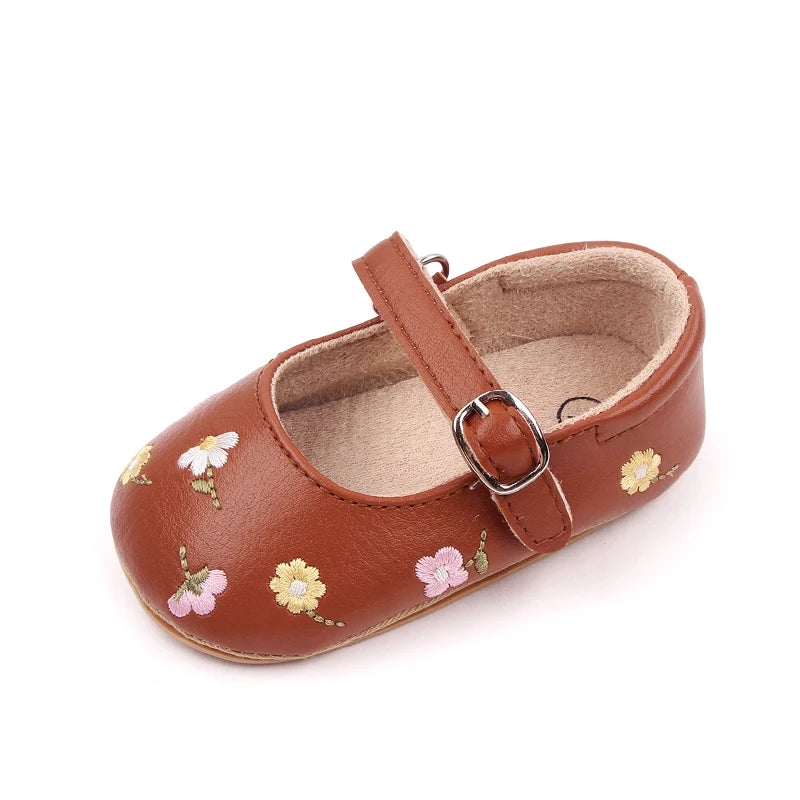 Baby Summer Sandal Cute Embroidery Flower