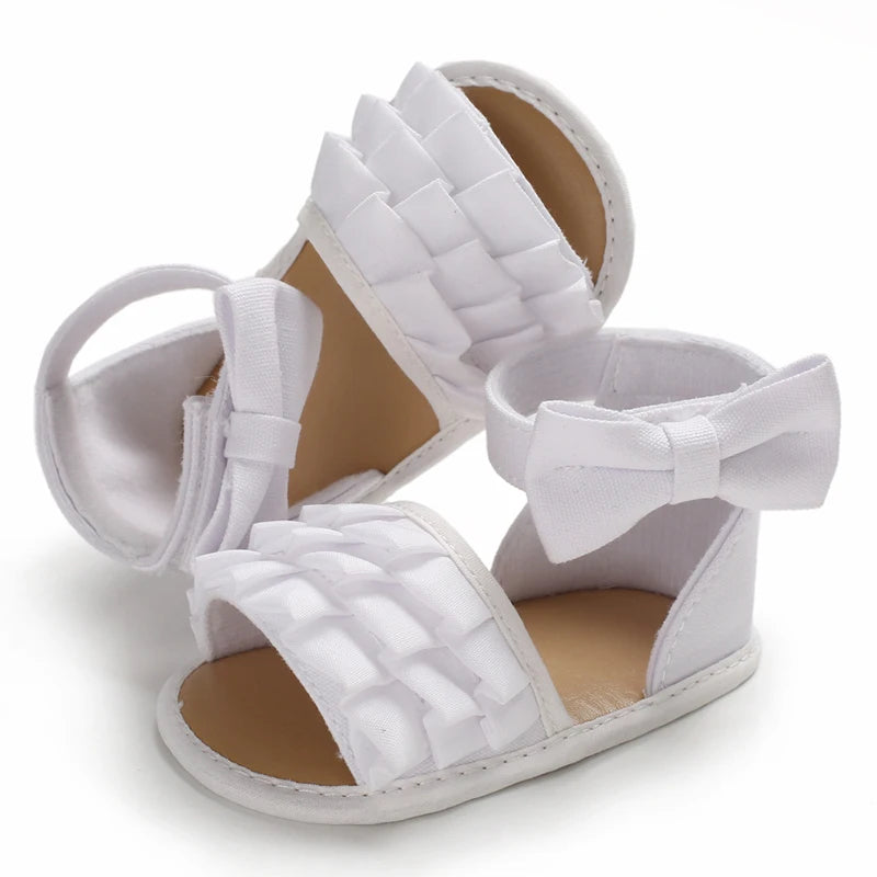 Summer Ballet Sandals for Girls (Newborn-18 Months)