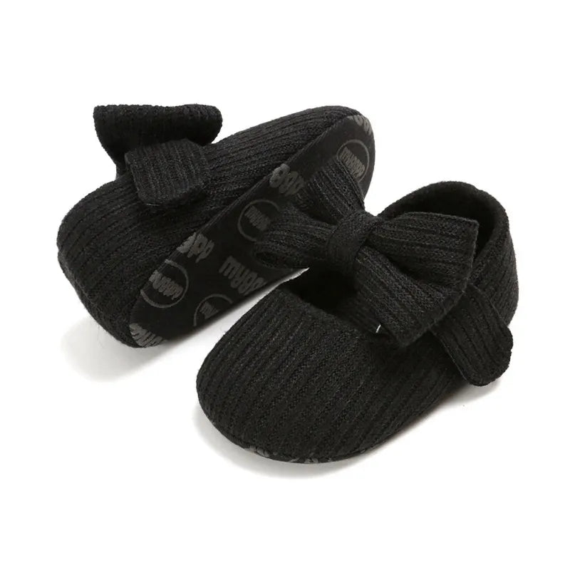 Princess Shoes for Babies: Anti-Slip Bow Sneakers
