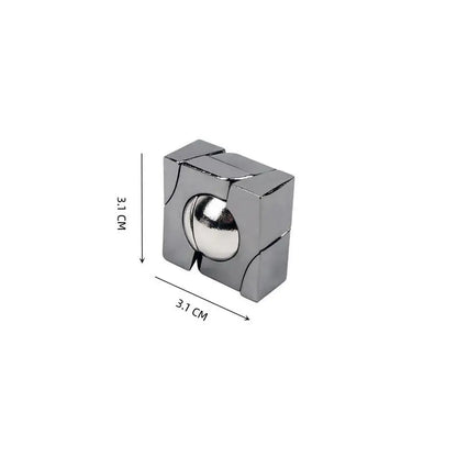 Mind Twisting Metal Brain Teaser Puzzle
