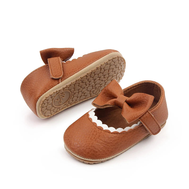 Bowknot Shoes for Toddler: Non-slip Prewalking Shoes