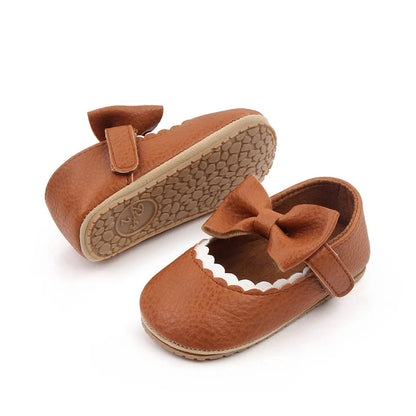 Bowknot Shoes for Toddler: Non-slip Prewalking Shoes