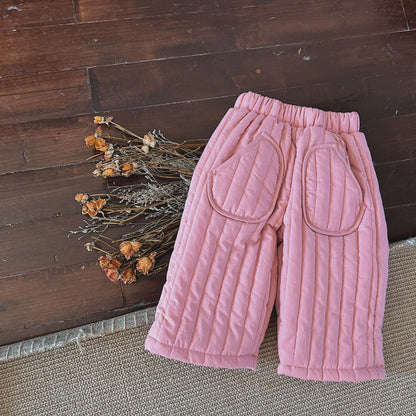 Elastic Waist Cotton Harem Pants - Kid's Spring/Autumn Trousers