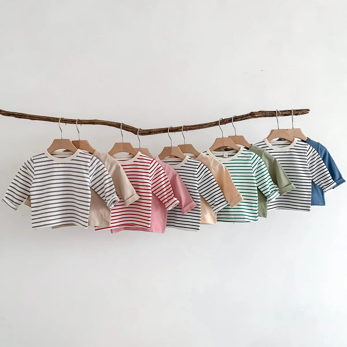 Striped T-shirts Or Plain T-shirts For Children