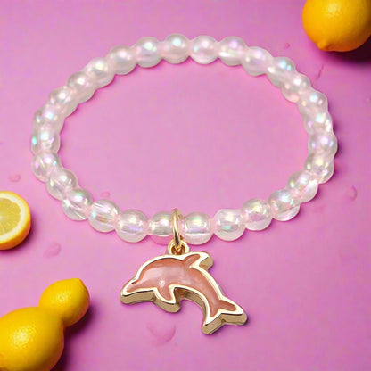 Children Sea Theme Bubblegum Beaded Chunky Bracelet