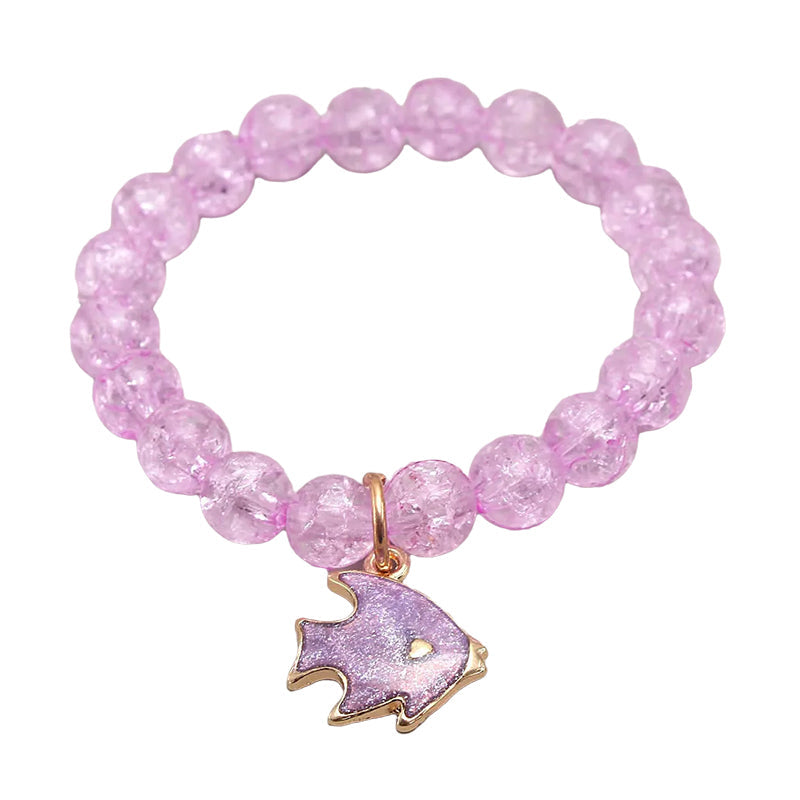 Children Sea Theme Bubblegum Beaded Chunky Bracelet