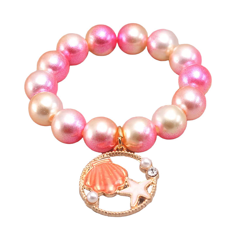 Children Sea Theme Bubblegum Beaded Chunky Bracelet