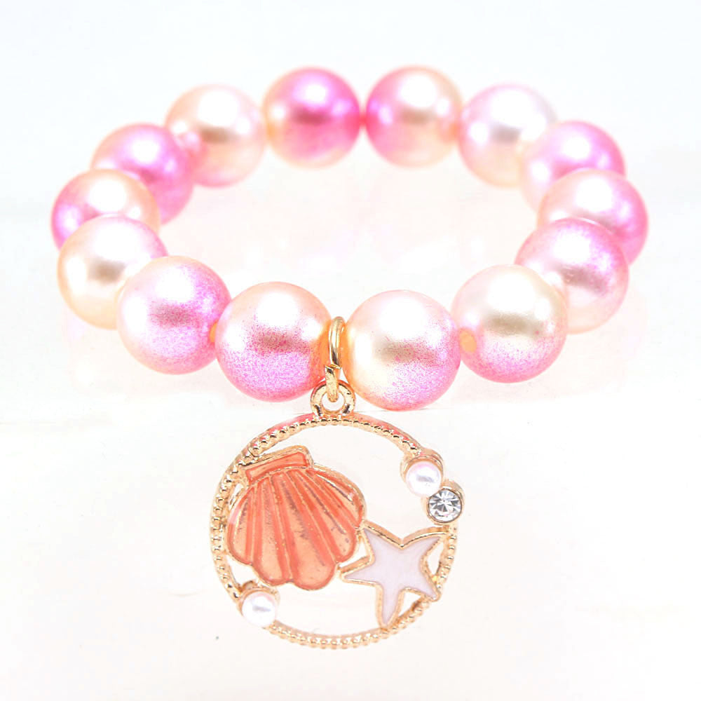 Children Sea Theme Bubblegum Beaded Chunky Bracelet
