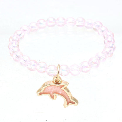 Children Sea Theme Bubblegum Beaded Chunky Bracelet