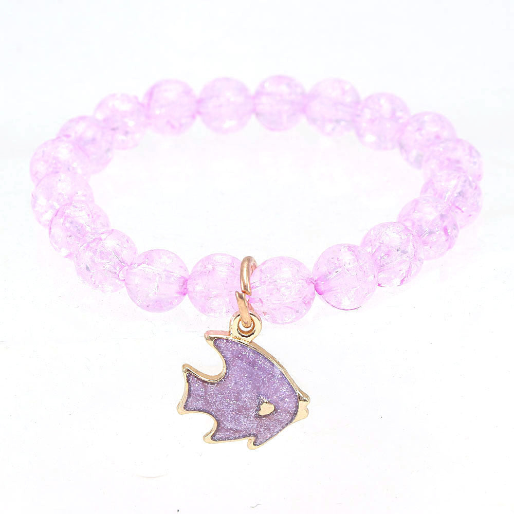 Children Sea Theme Bubblegum Beaded Chunky Bracelet