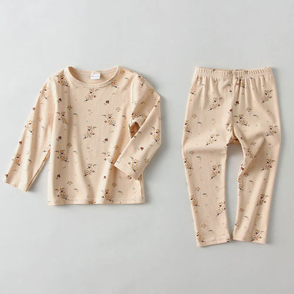 Children's Spring Pajama Set - Long Sleeve Sleepwear