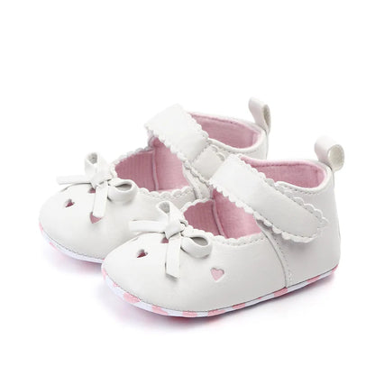 Infant Girls' Soft Sole Princess Shoes with Cute Bows