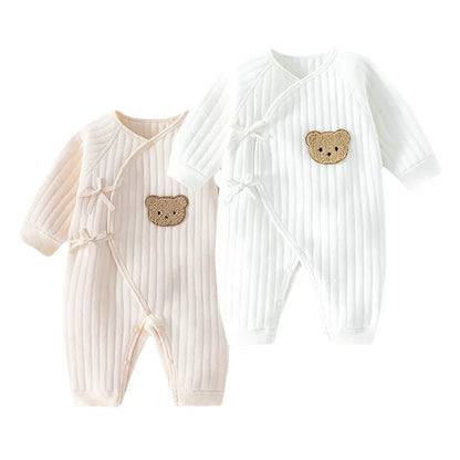 Cotton Newborn Onesie for 0-6M Babies