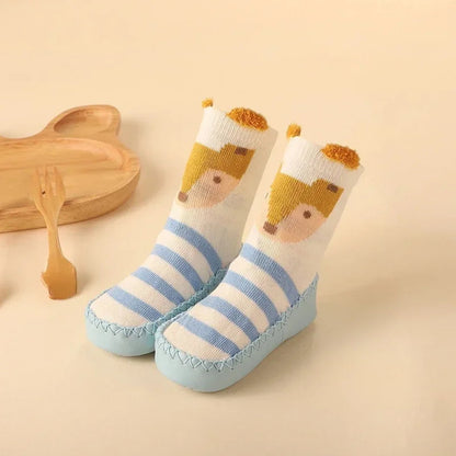 Cute Cartoon Animal Floor Socks: Winter Anti-Slip Sole for BaBy
