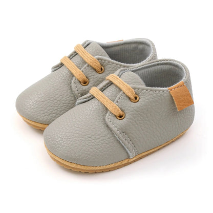 New Retro Leather Baby Shoes - Multicolor Toddler Moccasins