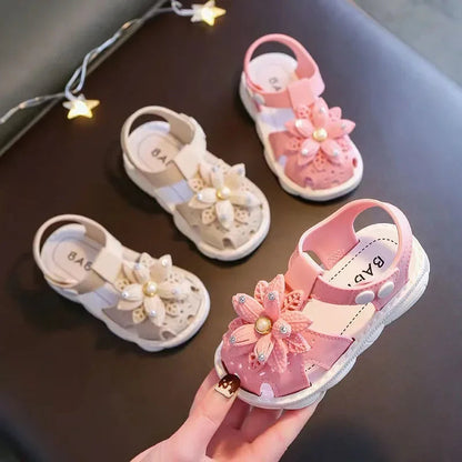 Bow Summer Sandals for Baby Girls