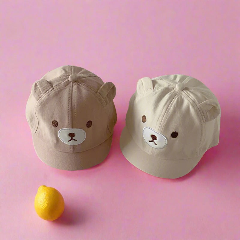 Cute Bear Ears Baby Baseball Cap: Stylish Comfort for Little Ones!