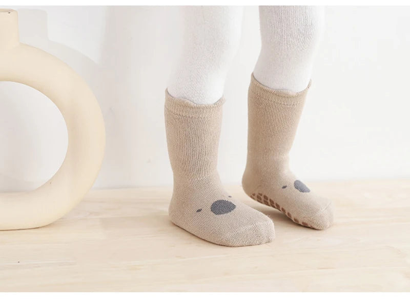 5 Pairs Anti-Slip Cartoon Baby Socks - Toddler Accessories