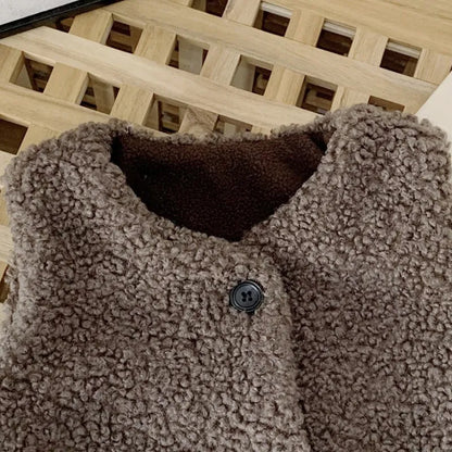 Baby Lamb Wool Vest - Autumn/Winter Warmth