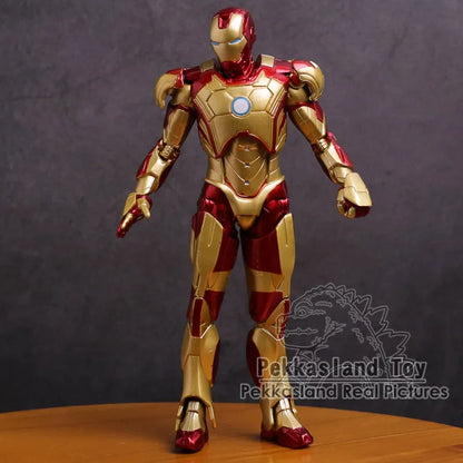 Golden Iron Man PVC Action Figure Model Toy