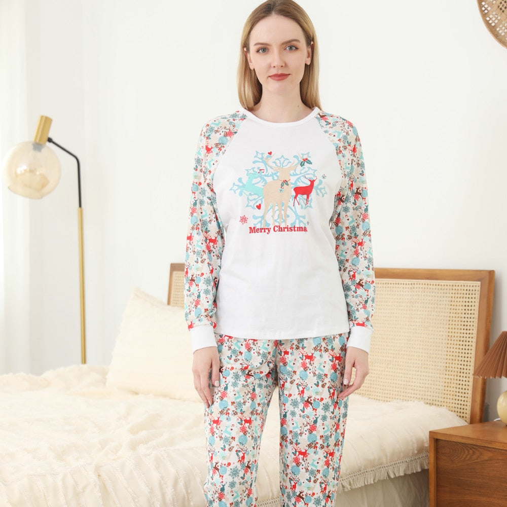 Long Sleeve Pajamas - Christmas Style for Family