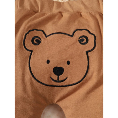 Bear Print Set for Newborn Boys