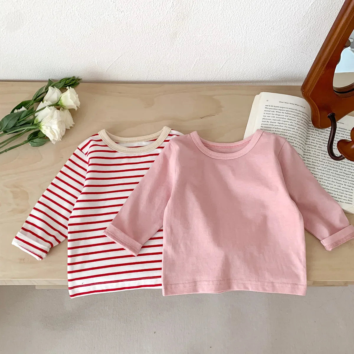 Striped T-shirts Or Plain T-shirts For Children