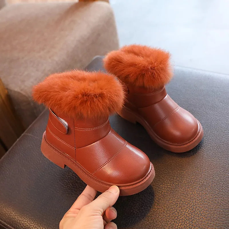 Kids' Winter Snow Boots - Waterproof, Windproof, Warm, and Comfortable