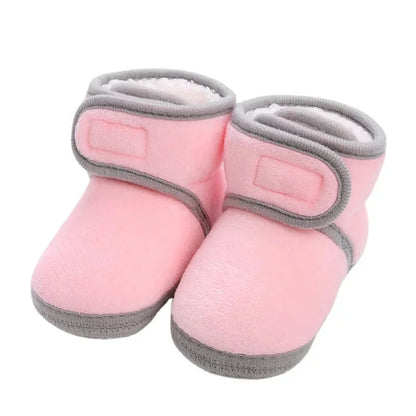 Newborn Baby First Walkers - Soft Anti-slip Crib Shoes