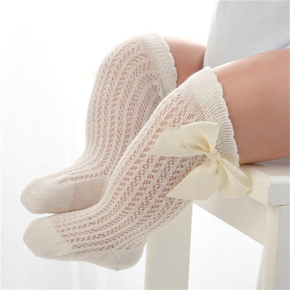 Baby Bowknot Cotton Socks