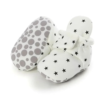 Newborn Baby First Walkers - Soft Anti-slip Crib Shoes