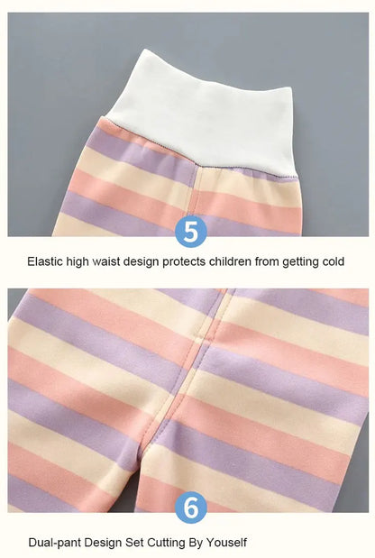 Warm Plush Kids Clothing Sets for Autumn/Winter