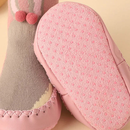 Cute Cartoon Animal Floor Socks: Winter Anti-Slip Sole for BaBy