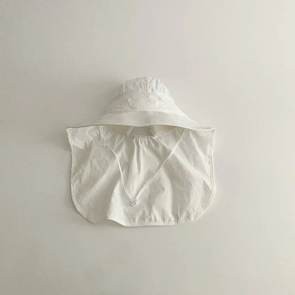 Quick-Dry Fisherman Hat: Cartoon Sunshade Cap for Kids
