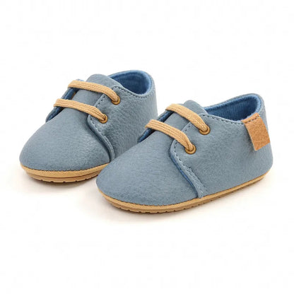New Retro Leather Baby Shoes - Multicolor Toddler Moccasins