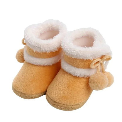 Newborn Baby First Walkers - Soft Anti-slip Crib Shoes