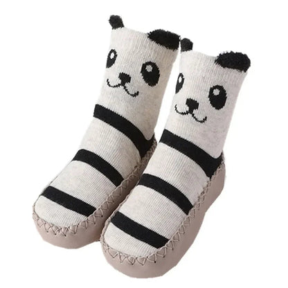 Cute Cartoon Animal Floor Socks: Winter Anti-Slip Sole for BaBy