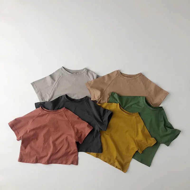 Summer Kids T-shirts: Casual Cotton Tops