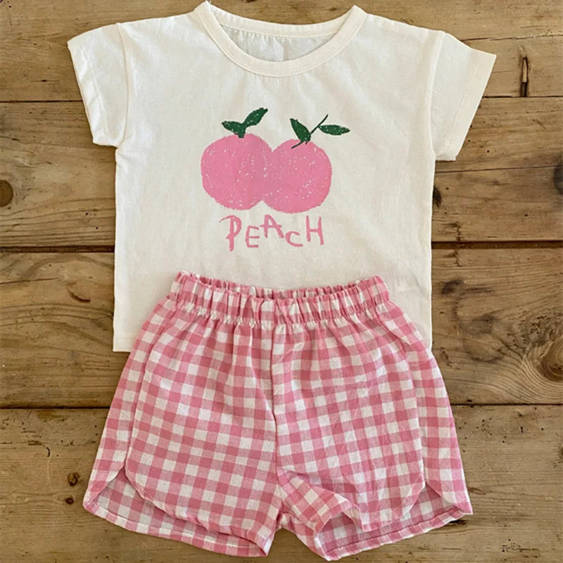 Cotton Sleeveless Baby Pajama Sets: Cartoon Homewear for Summer