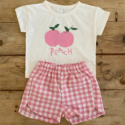 Cotton Sleeveless Baby Pajama Sets: Cartoon Homewear for Summer