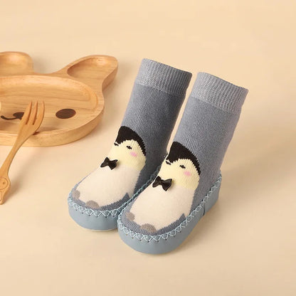 Cute Cartoon Animal Floor Socks: Winter Anti-Slip Sole for BaBy