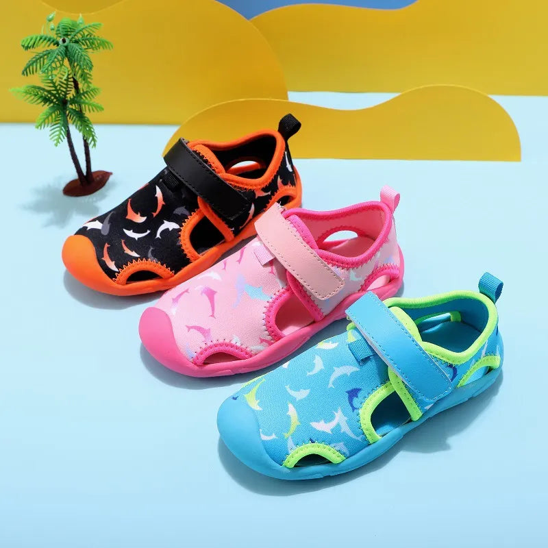 Summer Kids Closed Toe Beach Sandals
