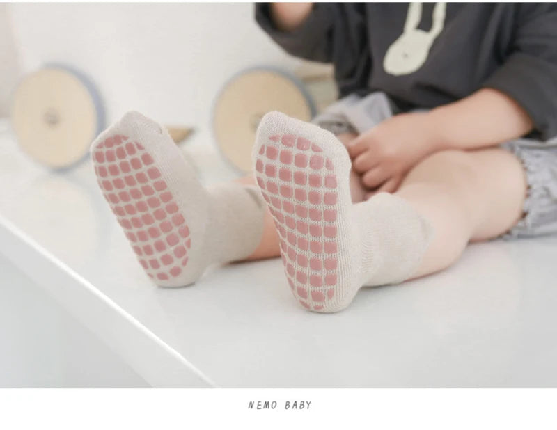 5 Pairs Anti-Slip Cartoon Baby Socks - Toddler Accessories