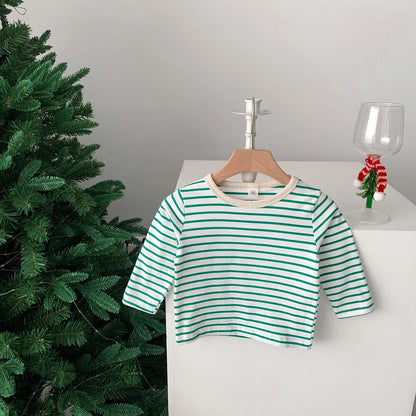 Striped T-shirts Or Plain T-shirts For Children