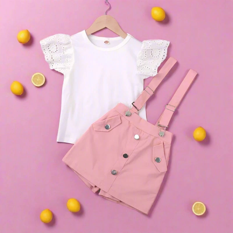 Princess Fashion Shorts Set for Girls