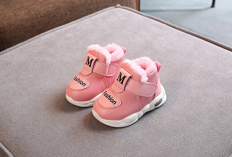 New Soft Non-slip Baby Sneakers: Winter Warm First Walkers