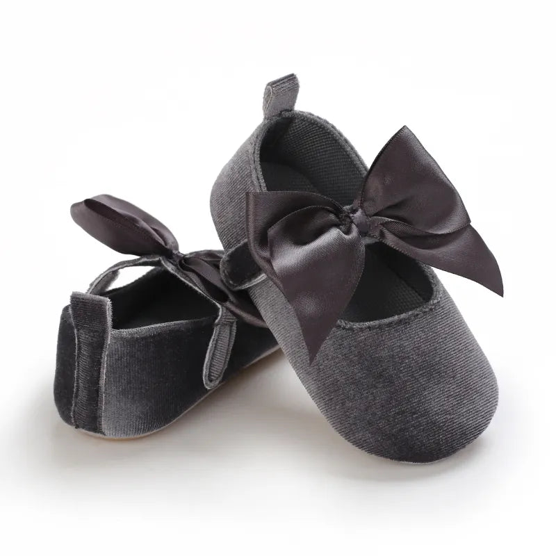 Princess Shoes - Baby Girls' Bow Flat Shoes for First Steps