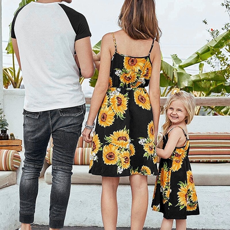 Casual Family Matching Dress