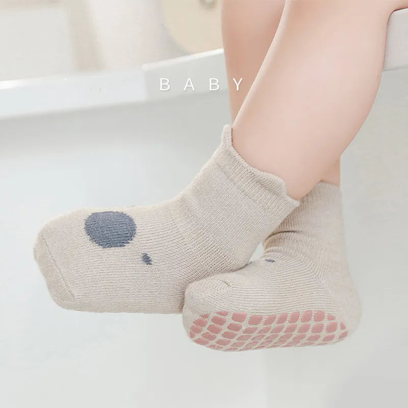 5 Pairs Anti-Slip Cartoon Baby Socks - Toddler Accessories